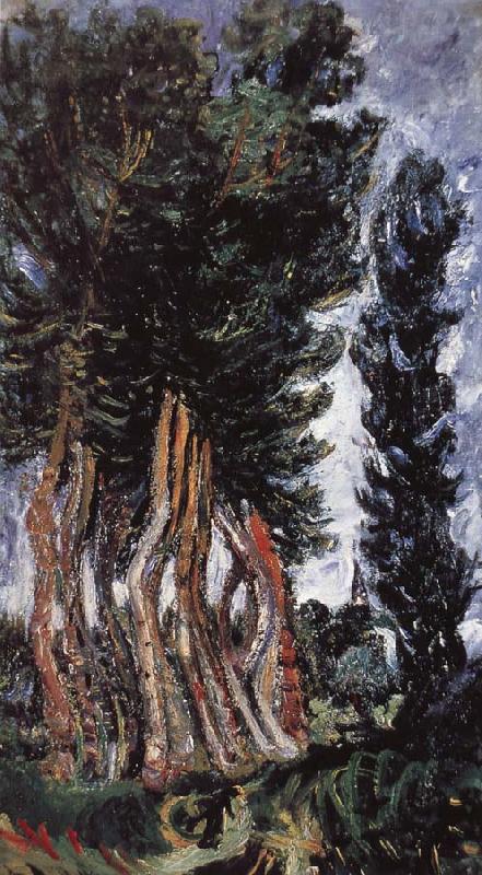 Chaim Soutine Poplars Clvry china oil painting image